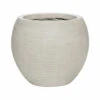 Abby Ball Plant Pot - Ridged Cement 2 Abby Ball Plant Pot - Ridged Cement -Indoor Plants Store 6FSTRICA2