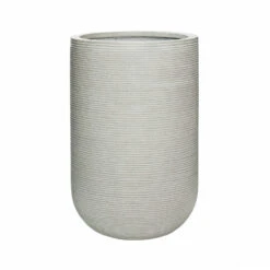 Cody Plant Vase - Ridged Cement 18 Cody Plant Vase - Ridged Cement -Indoor Plants Store 6FSTRICC4