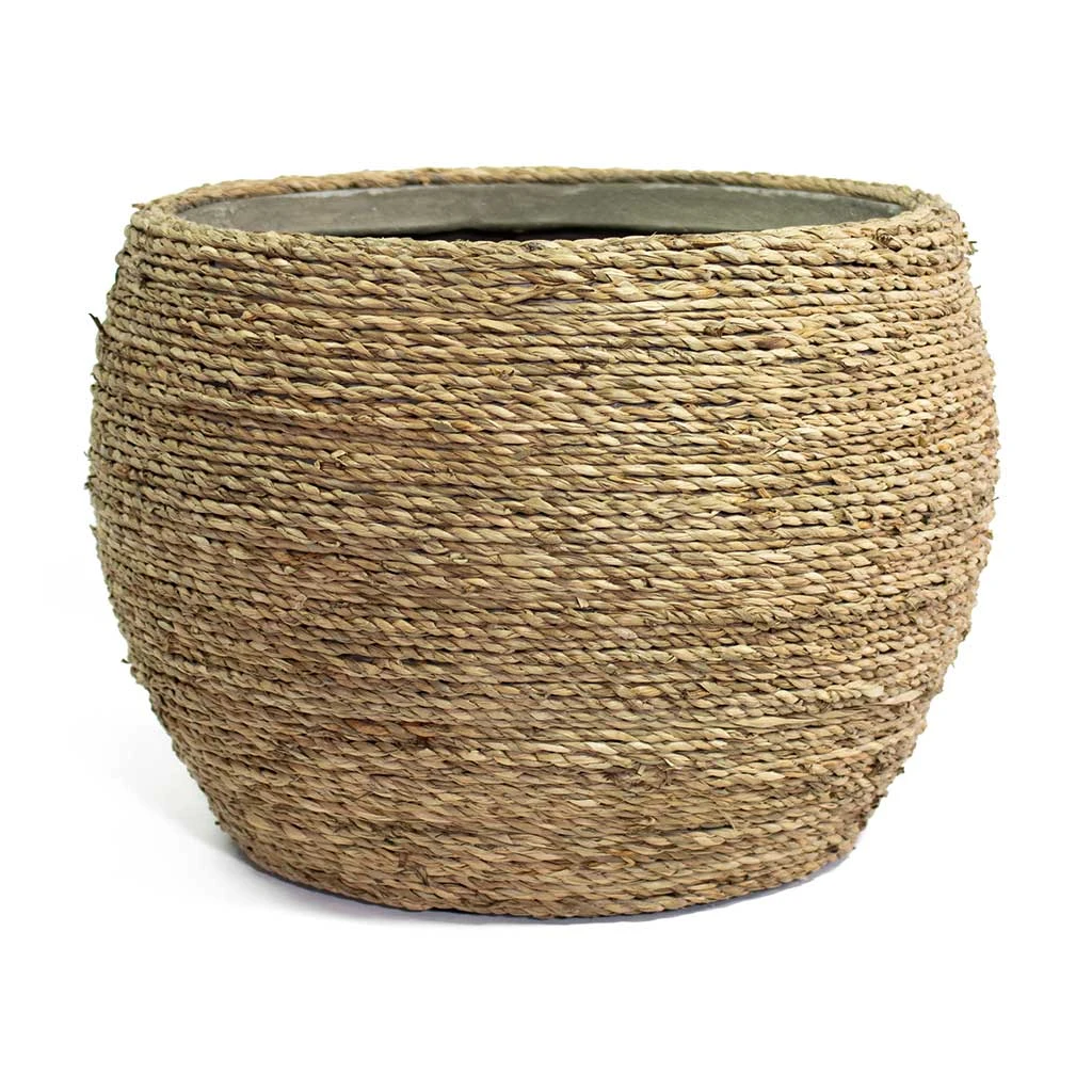 Abby Plant Pot - Straw Grass 3 Abby Plant Pot - Straw Grass