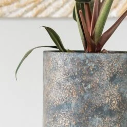 Aily Plant Pot - Earth Cement -Indoor Plants Store Aily Anthracite 2