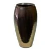 Amora Plant Vase - Black Gold 1 Amora Plant Vase - Black Gold -Indoor Plants Store Amora Plant Vase Black Gold 18x35cm