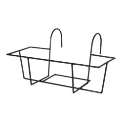 Amy Artstone Balcony Planter Holder - Black -Indoor Plants Store Amy Artstone Balcony Planter Holder Black 38x26x21cm