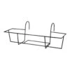 Amy Artstone Balcony Planter Holder - Black 1 Amy Artstone Balcony Planter Holder - Black -Indoor Plants Store Amy Artstone Balcony Planter Holder Black 55x26x20cm