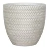 Angle Couple Plant Pot - White -Indoor Plants Store Angle Couple Plant Pot White