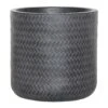 Angle Cylinder Plant Pot - Anthracite -Indoor Plants Store Angle Cylinder Plant Pot Anthracite