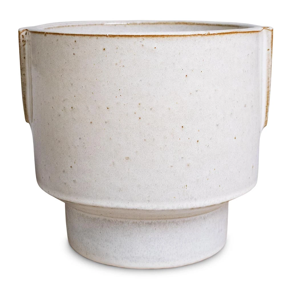 Aries Handles Plant Pot - White 3 Aries Handles Plant Pot - White