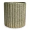 Azalea Ribbed Plant Pot - Speckled Green Stone -Indoor Plants Store Azalea Ribbed Plant Pot Speckled Green Stone 15x15cm