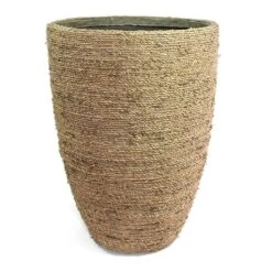 Ben Plant Pot - Straw Grass -Indoor Plants Store Ben Plant Pot Straw Grass 40cm