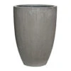 Ben Planter - Ridged Dark Grey 1 Ben Planter - Ridged Dark Grey -Indoor Plants Store Ben Planter Ridged Dark Grey 40x55cm