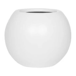 Beth Essentials Ball Plant Pot - Matt White -Indoor Plants Store Beth Ball Plant Pot Matt White Medium