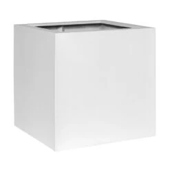 Block Essentials Planter - Matt White 20 Block Essentials Planter - Matt White -Indoor Plants Store Block Essentials Planter Matt White 30x30x30cm