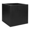 Block Natural Planter - Black -Indoor Plants Store Block Natural Planter Black 50x50x50cm