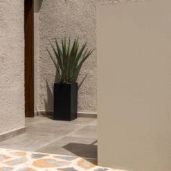 Bouvy Natural Planter - Black -Indoor Plants Store Bouvy Natural Planter Black Lifestyle 4