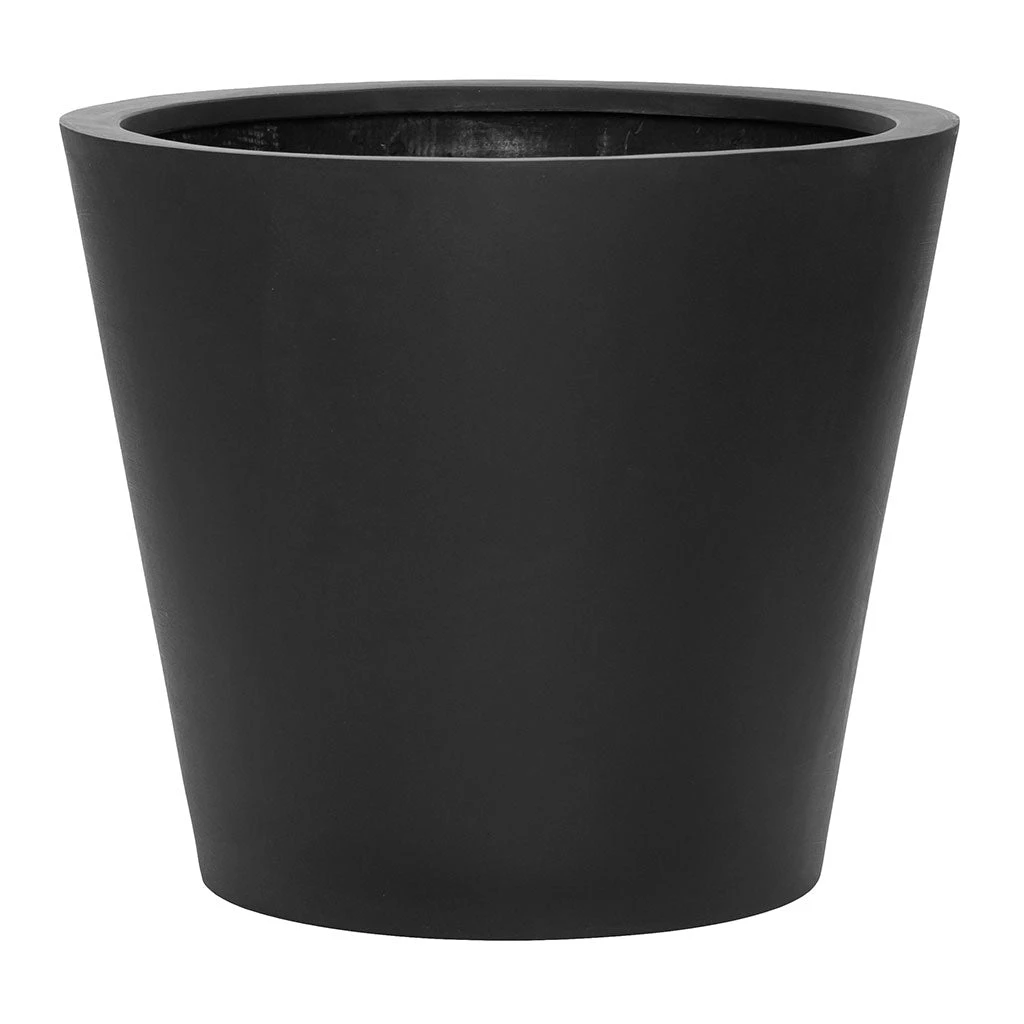 Bucket Natural Planter - Black 3 Bucket Natural Planter - Black