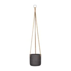 Charlie Hanging Plant Pot - Black Washed -Indoor Plants Store Charlie Hanging Plant Pot Black Washed Medium b27f3a1a f49a 4f43 b556 a867f2133a6e