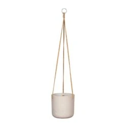 Charlie Hanging Plant Pot - Grey Washed -Indoor Plants Store Charlie Hanging Plant Pot Grey Washed Large