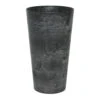 Claire Artstone Tall Planter - Black -Indoor Plants Store Claire Artstone Tall Planter Black 28x49cm