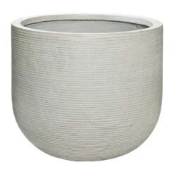 Cody Plant Pot - Ridged Cement 21 Cody Plant Pot - Ridged Cement -Indoor Plants Store Cody Plant Pot Ridged Cement 42x37cm