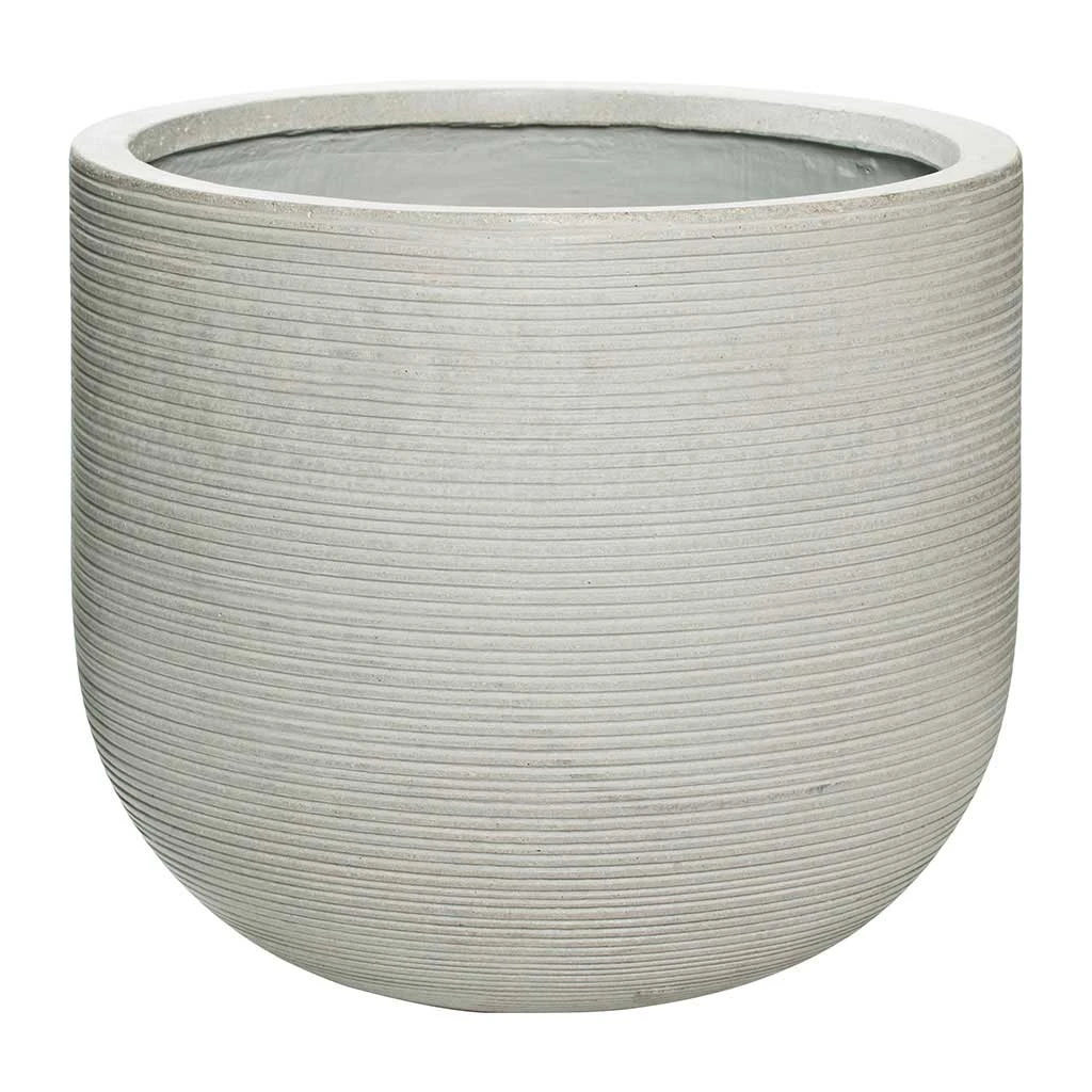Cody Plant Pot - Ridged Cement 11 Cody Plant Pot - Ridged Cement - Image 9