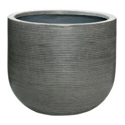 Cody Plant Pot - Ridged Dark Grey 27 Cody Plant Pot - Ridged Dark Grey -Indoor Plants Store Cody Plant Pot Ridged Dark Grey 42x37cm
