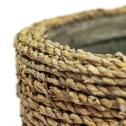 Cody Plant Pot - Straw Grass -Indoor Plants Store Cody Plant Pot Straw Grass Close Up
