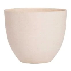 Coral Refined Planter - Natural White