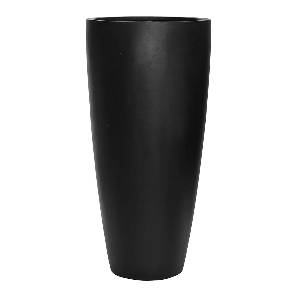 Dax Natural Tall Planter - Black 4 Dax Natural Tall Planter - Black - Image 2