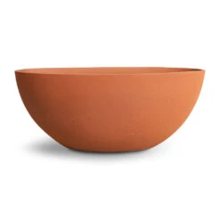 Dorant Refined Oval Plant Bowl - Canyon Orange -Indoor Plants Store Dorant Refined Oval Plant Bowl Canyon Orange 32x13.5x12.5cm