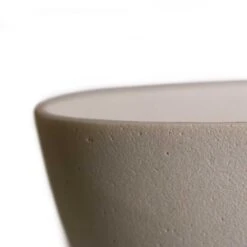 Dorant Refined Oval Plant Bowl - Natural White -Indoor Plants Store Dorant Refined Oval Plant Bowl Natural White Close