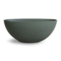 Dorant Refined Oval Plant Bowl - Pine Green -Indoor Plants Store Dorant Refined Oval Plant Bowl Pine Green 32x13.5x12.5cm