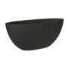 Dorant Refined Oval Plant Bowl - Volcano Black 2 Dorant Refined Oval Plant Bowl - Volcano Black -Indoor Plants Store Dorant Refined Oval Plant Bowl Volcano Black 43x17.5x16cm
