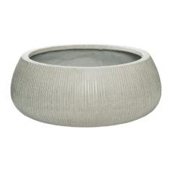 Eileen Plant Bowl - Ridged Cement 14 Eileen Plant Bowl - Ridged Cement -Indoor Plants Store Eileen Plant Bowl Ridged Cement 53x21cm