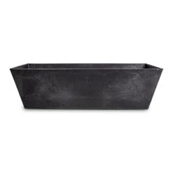 Ella Artstone Balcony Trough Planter - Black 14 Ella Artstone Balcony Trough Planter - Black -Indoor Plants Store Ella Artstone Balcony Planter Black 55x17x17cm 2