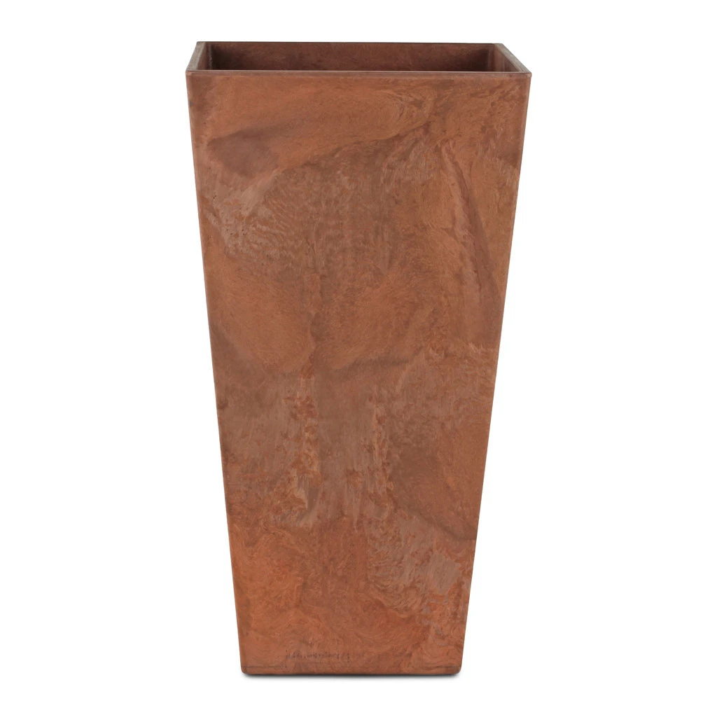 Ella Artstone Tall Planter - Oak 3 Ella Artstone Tall Planter - Oak
