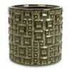 Fiene Plant Pot - Green -Indoor Plants Store Fiene Plant Pot Green 14x14cm