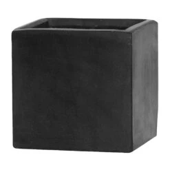 Fleur Natural Planter - Black -Indoor Plants Store Fleur Natural Planter Black 15x15x15cm