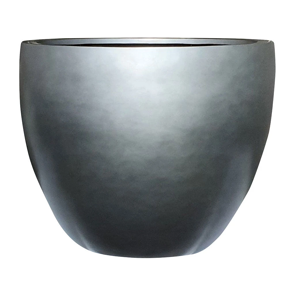 Gradient Couple Planter - Matt Grey 3 Gradient Couple Planter - Matt Grey