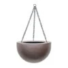 Gradient Hanging Plant Bowl - Matt Coffee -Indoor Plants Store Gradient Hanging Plant Bowl Matt Coffee 33x21cm
