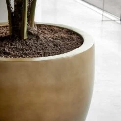 Gradient Balloon Planter - Matt Honey -Indoor Plants Store Gradient Planter Matt Honey 1