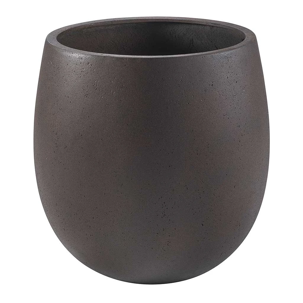 Grigio Balloon Plant Pot - Rusty Iron Concrete 3 Grigio Balloon Plant Pot - Rusty Iron Concrete