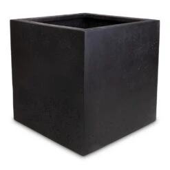 Grigio Cube Planter - Anthracite Concrete -Indoor Plants Store Grigio Cube Planter Anthracite Concrete 50x50x50cm