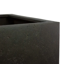 Grigio Cube Planter - Rusty Iron Concrete -Indoor Plants Store Grigio Cube Planter Rusty Iron Concrete Close Up