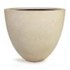 Grigio Egg Pot Planter - Antique White Concrete -Indoor Plants Store Grigio Egg Pot Planter Antique White Concrete 50x45cm