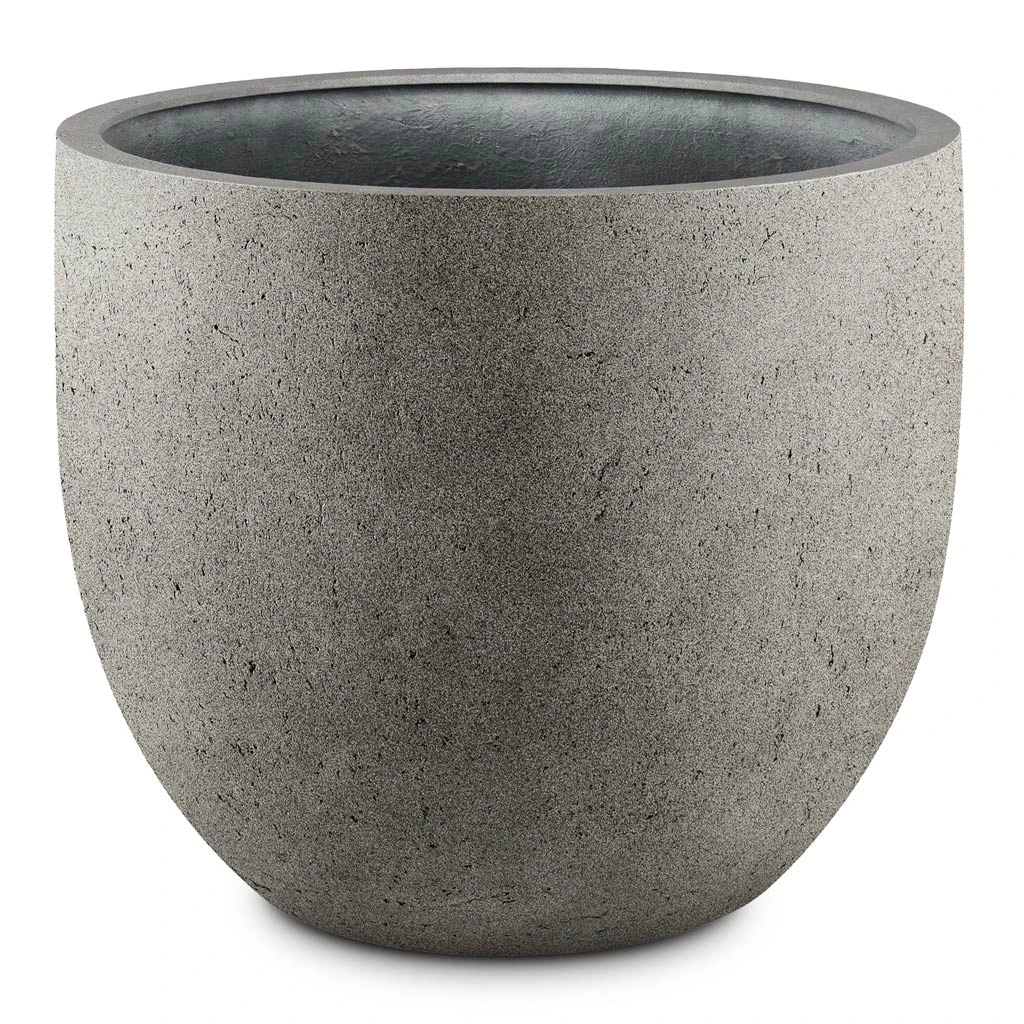 Grigio New Egg Pot Planter - Natural Concrete 5 Grigio New Egg Pot Planter - Natural Concrete - Image 3