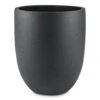 Grigio Tall Egg Pot Planter - Anthracite Concrete -Indoor Plants Store Grigio Tall Egg Pot Planter Anthracite Concrete 30x35cm