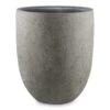 Grigio Tall Egg Pot Planter - Natural Concrete -Indoor Plants Store Grigio Tall Egg Pot Planter Natural Concrete 30x35cm
