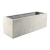 Grigio Trough Planter - Antique White Concrete 2 Grigio Trough Planter - Antique White Concrete -Indoor Plants Store Grigio Trough Planter Antique White Concrete Large