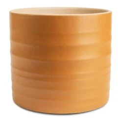 Hadleigh Plant Pot - Amber -Indoor Plants Store Hadleigh Plant Pot Amber 17x15cm