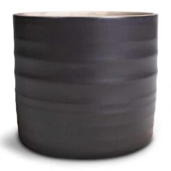 Hadleigh Plant Pot - Charcoal -Indoor Plants Store Hadleigh Plant Pot Charcoal 17x15cm