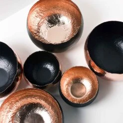 Hammered Bowl - Copper With Black -Indoor Plants Store Hammered Bowls Copper Black LS1 6f959f31 e15a 40d9 96e1 fec1c350cd7e